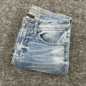 American Eagle Men's 29x34 Slim Straight Distressed‎ Denim Jeans Extreme Flex